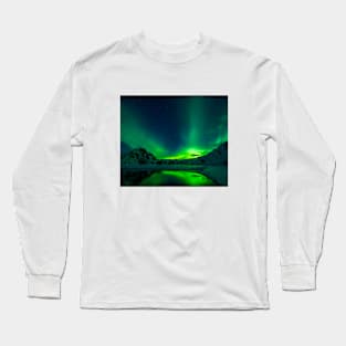 Beautiful northern lights Long Sleeve T-Shirt